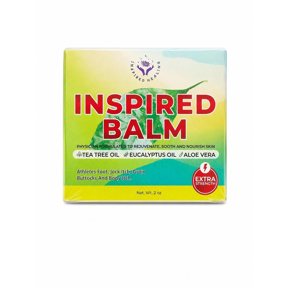 Inspired Healing Inspired Balm Extra Strength Tea Tree Eucalyptus Aloe 2 oz - Picture 1 of 2